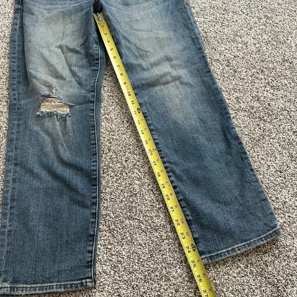 KUT from the Kloth medium wash Catherine ankle straight leg jeans size 12 - Picture 8 of 11